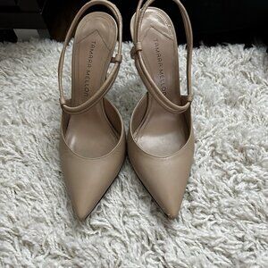 Tamara Mellon Nude Capretto Elicit Pumps 105mm Heels